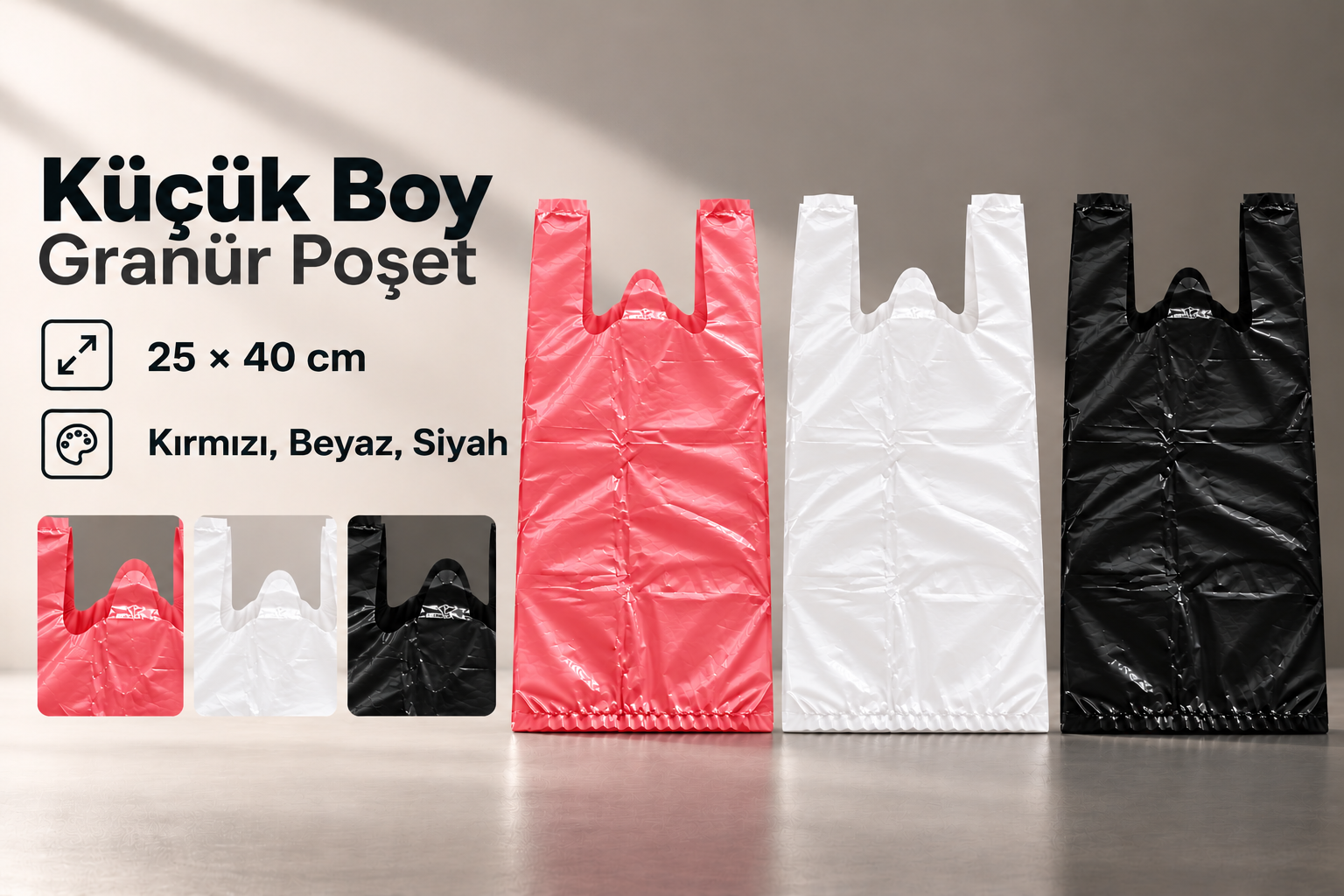 Küçük Boy Granür Poşet